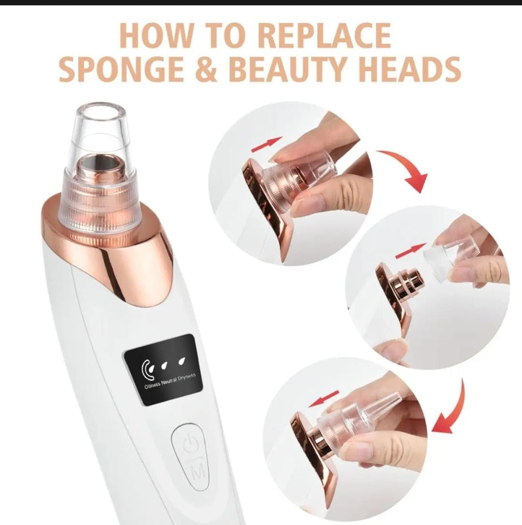 5-in-1 Rechargeable Blackhead Remover & Facial Pore Cleaner