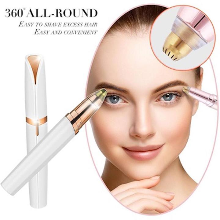 Rechargeable Facial & Eyebrow Hair Remover – Precision Trimmer Pen