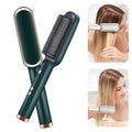 2-in-1 Hair Straightener Brush & Curling Comb – Electric Heated Hair Styling Brush.