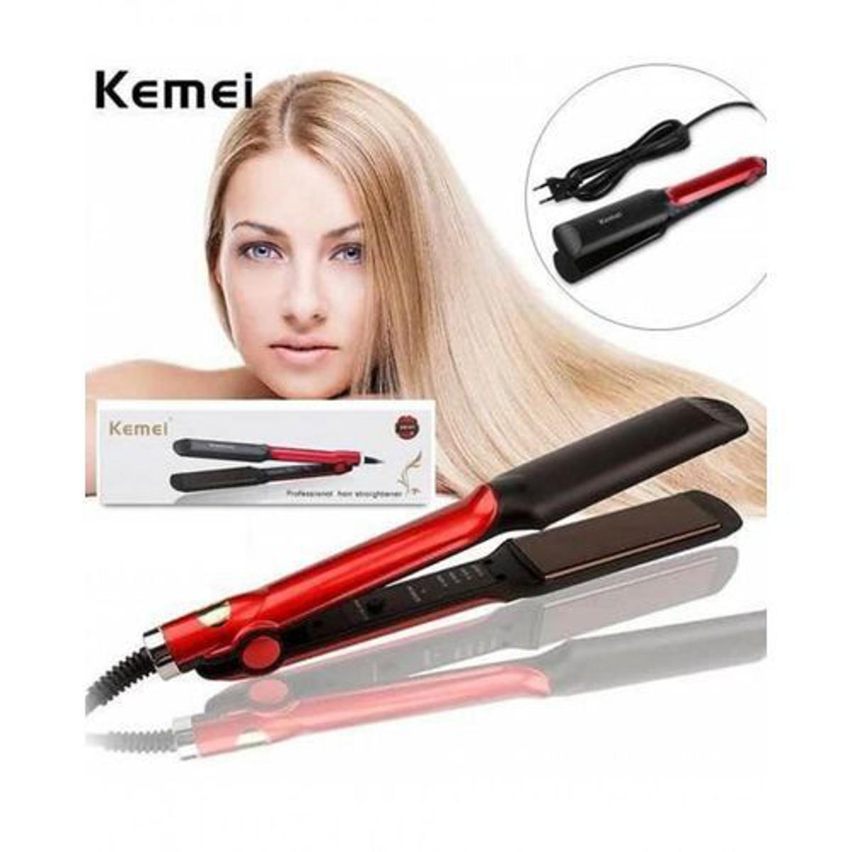 Kemei KM-531 Hair Straightener with Adjustable Temperature