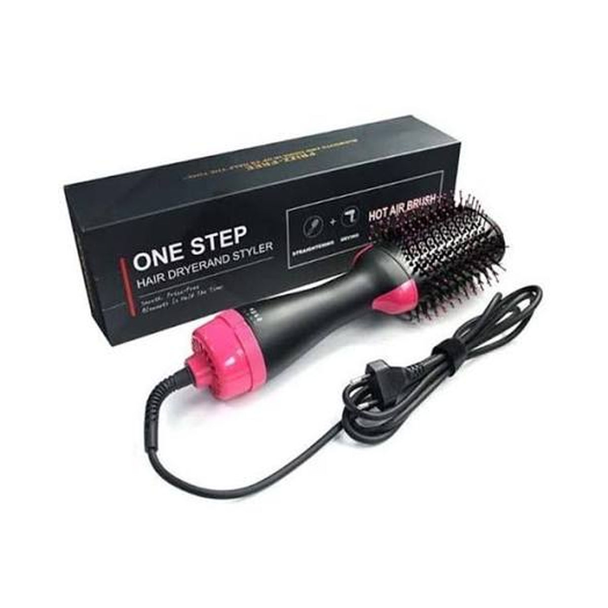 3-in-1 Hair Straightener Brush & Heating Comb – Electric Hair Dryer, Straightener.
