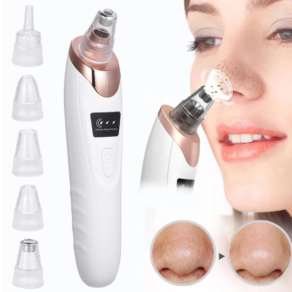 5-in-1 Rechargeable Blackhead Remover & Facial Pore Cleaner