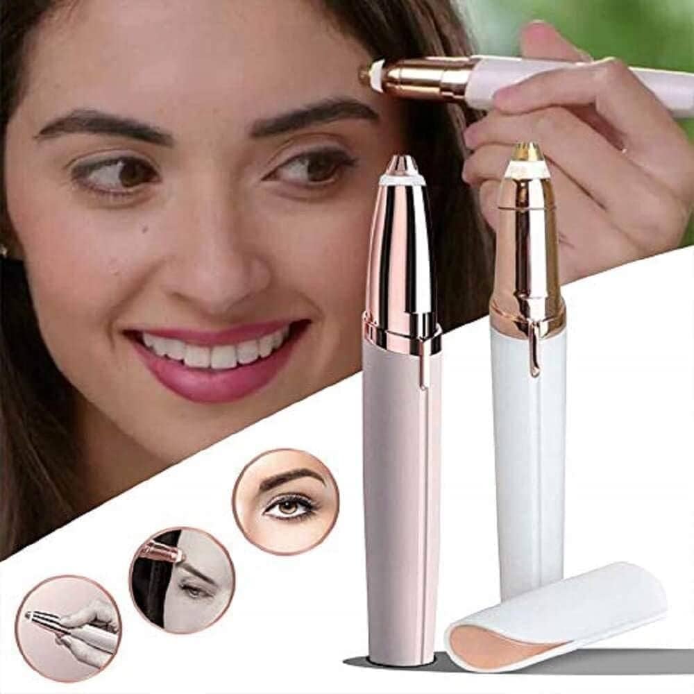 Rechargeable Facial & Eyebrow Hair Remover – Precision Trimmer Pen