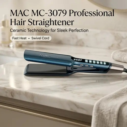 MAC Hair Straightener | Ceramic Professional Hair Styling Iron
