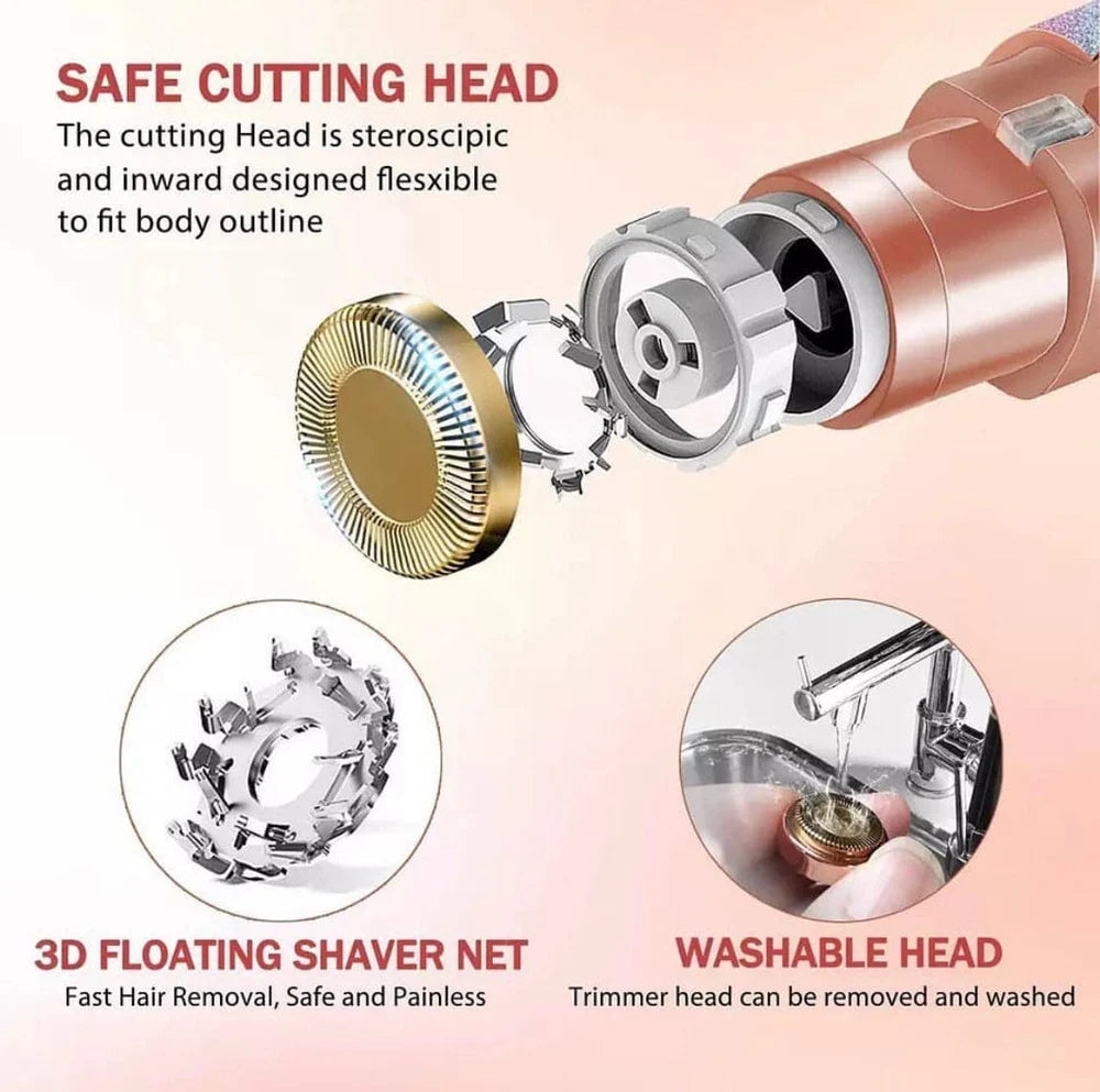 2 in 1 Eyebrow Trimmer & Facial Hair Remover for Women.