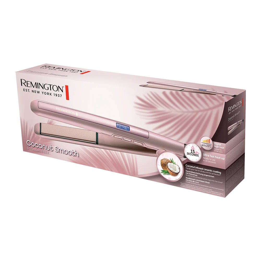 Remington S5901 Coconut Smooth Hair Straightener | Ceramic