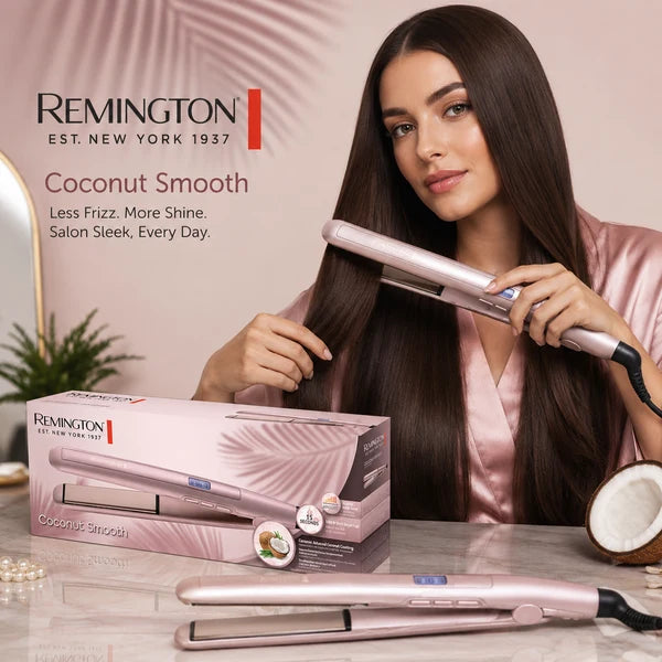Remington S5901 Coconut Smooth Hair Straightener | Ceramic