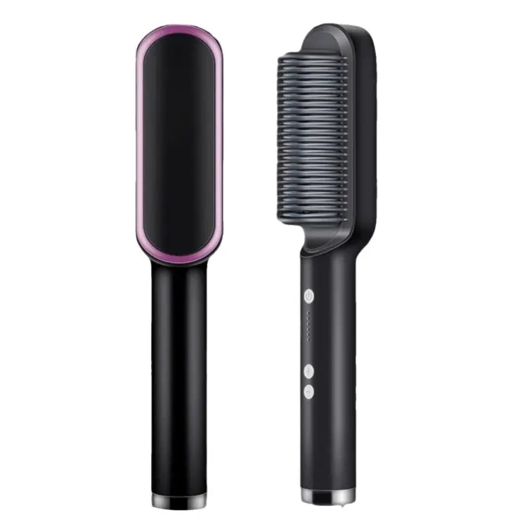FH 909 Hair Straightener Comb | Temperature Control Styling Brush