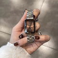 Elegant Square Dial Women’s Watch – Light Luxury Brown Strap Quartz Fashion Wristwatch